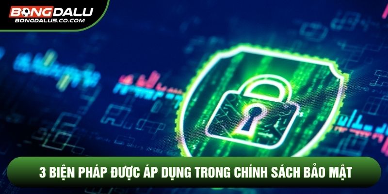 3 biện pháp được áp dụng trong Chính sách bảo mật